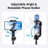 UGREEN Tripod Stand Filming Selfie Stick Bluetooth Remote 63”/1.6m Tall Phone Holder Portable 360° Rotating Mount Compatible with iPhone 16 Pro Max 15 Plus 14 13 12,Galaxy S24 Ultra A15,Camera